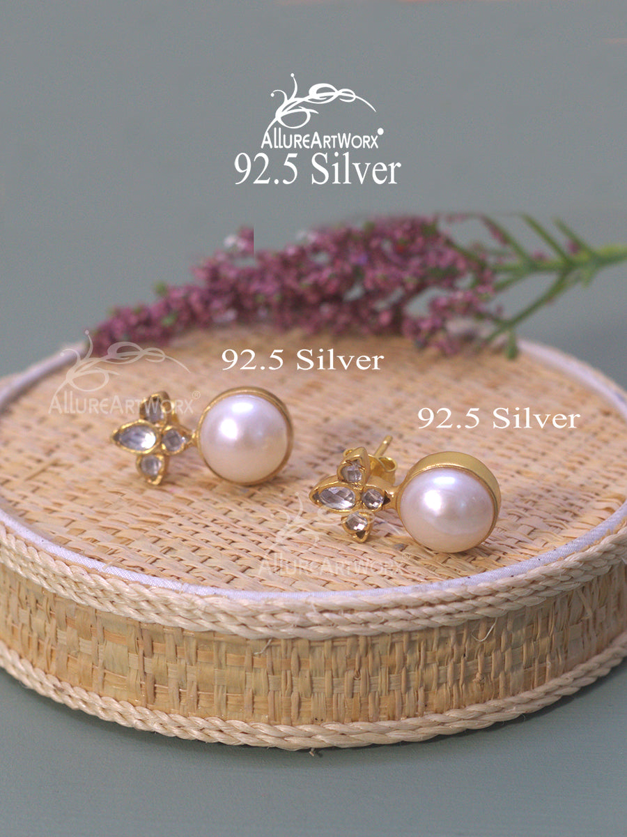 Nithila Silver Earrings