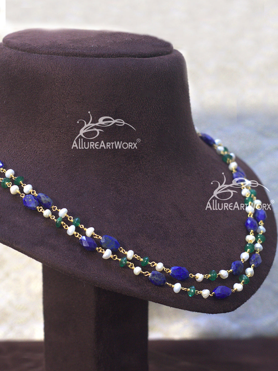 Lapiz Aventurine Neckpiece