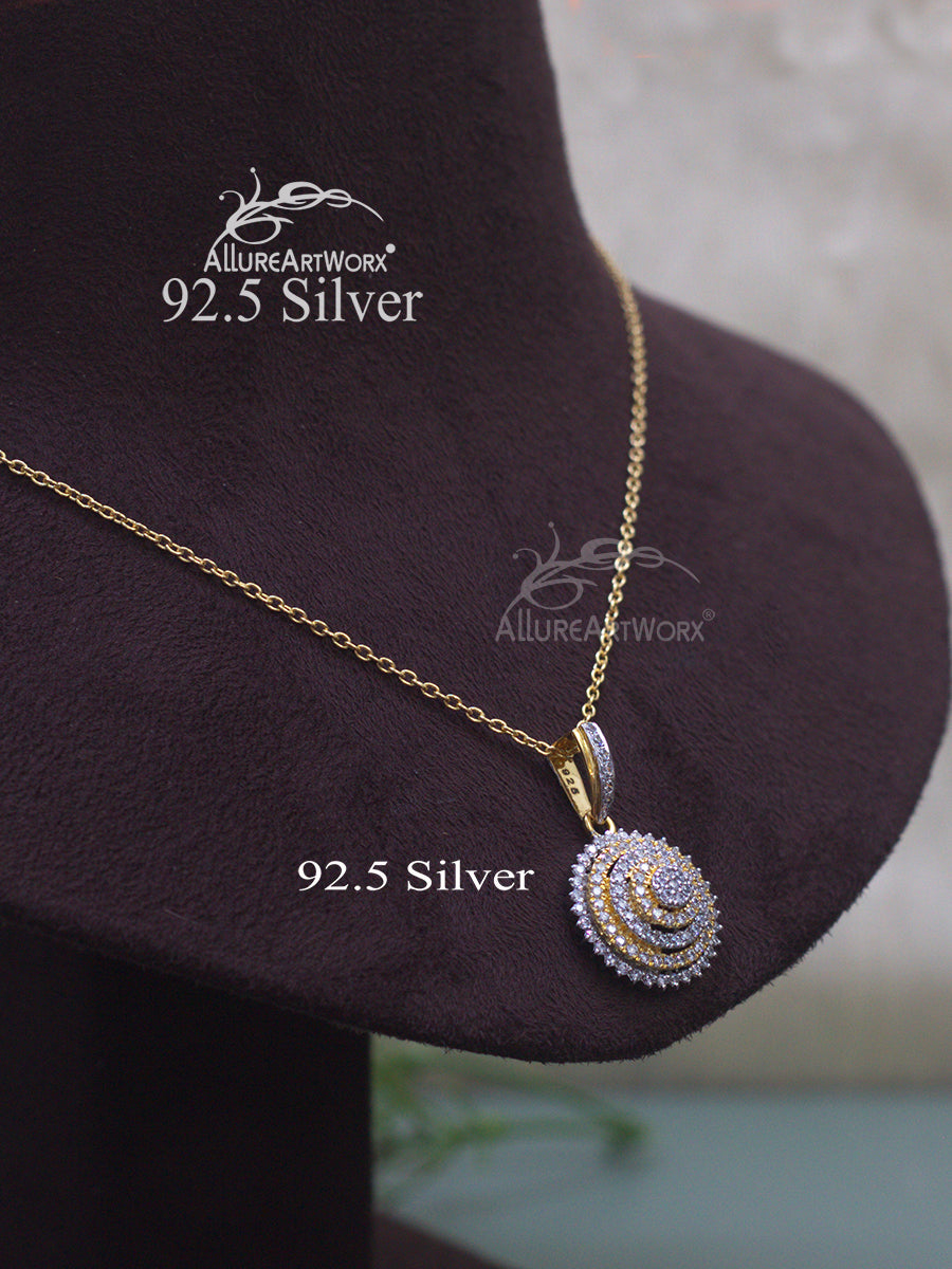 Amyah Silver Pendant Set