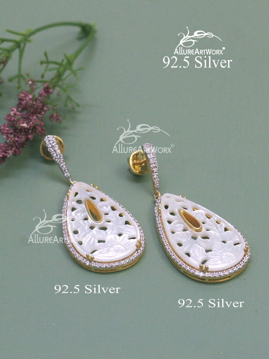 Elara Silver Earrings