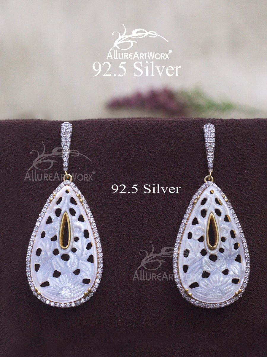 Elara Silver Earrings