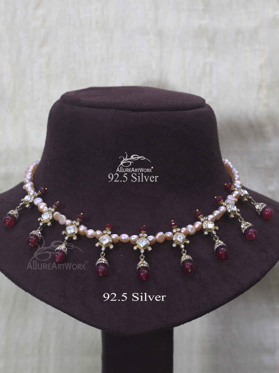 Evalette Silver Necklace