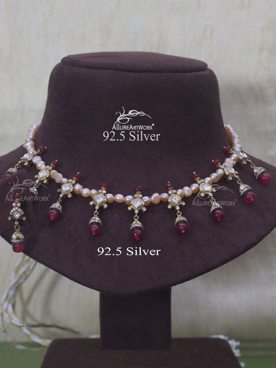 Evalette Silver Necklace