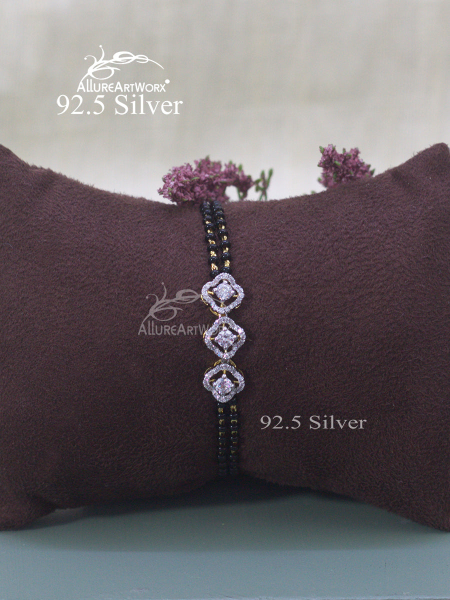 Aviva Silver Mangalsutra Bracelet