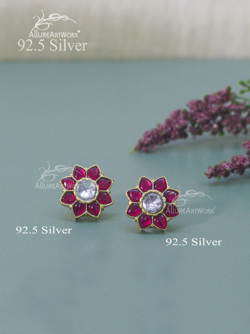 Azalea Silver Earrings