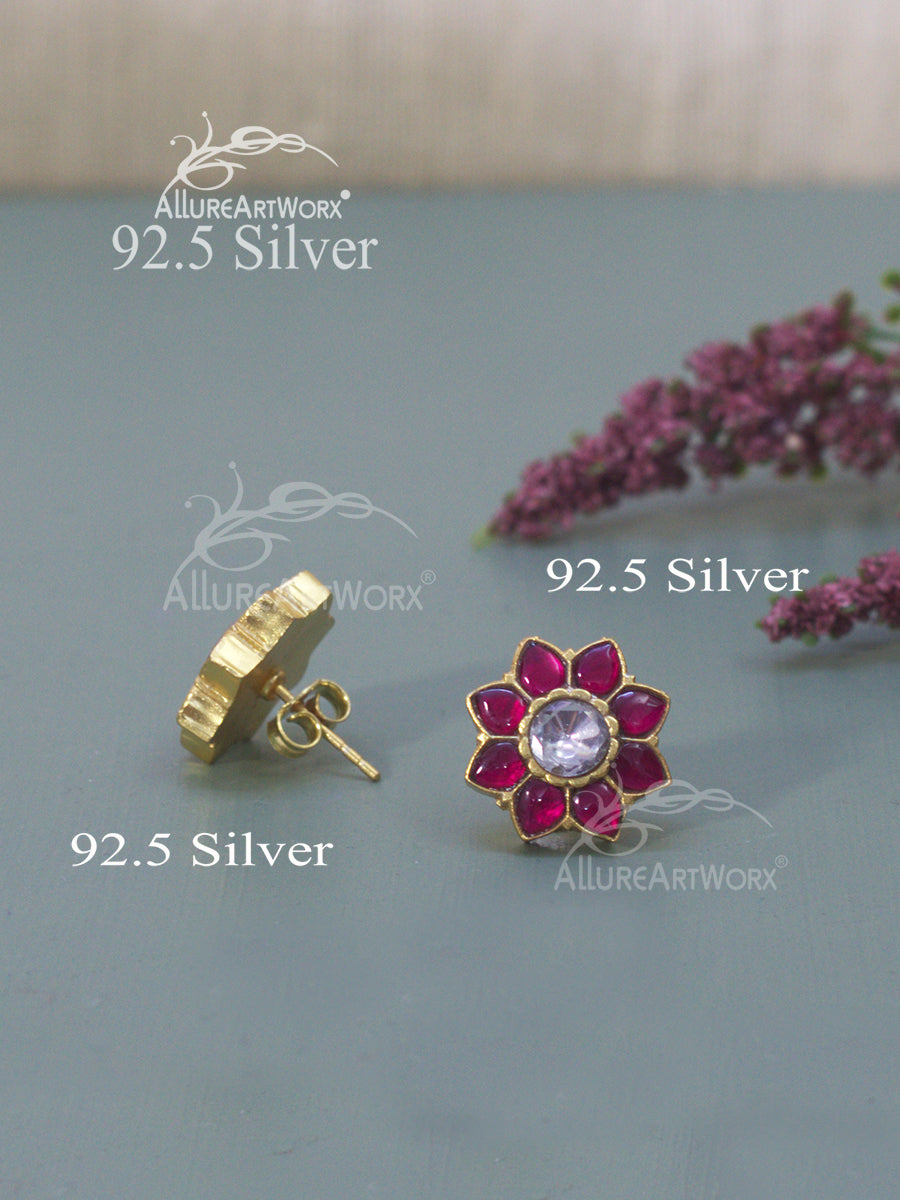 Azalea Silver Earrings