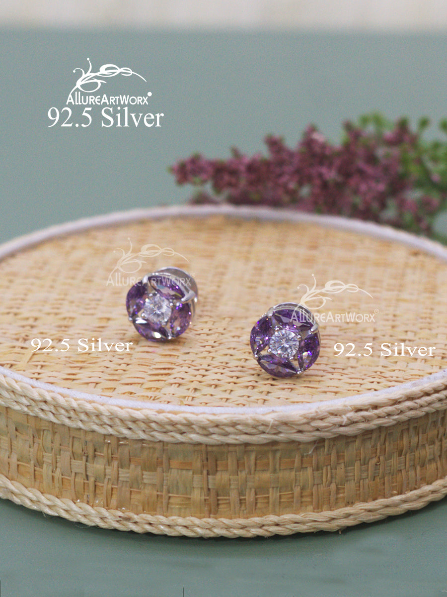 Iris Silver Earrings