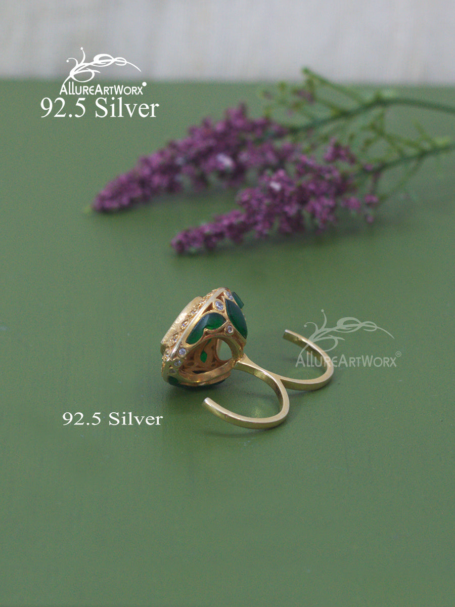 Aditri Silver Ring(two finger ring)