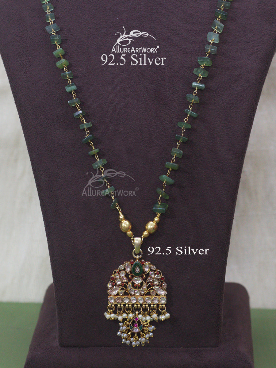 Ihita Silver Neckpiece(long)
