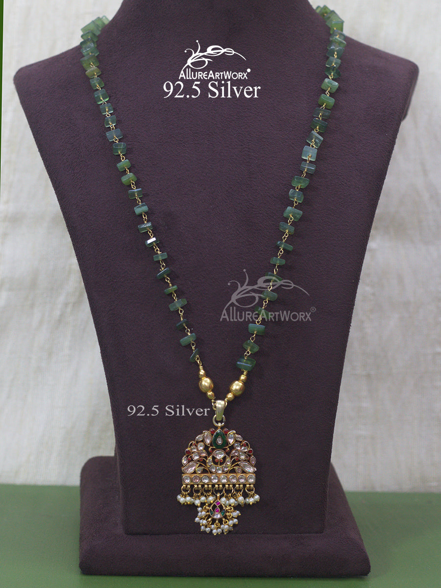 Ihita Silver Neckpiece(long)