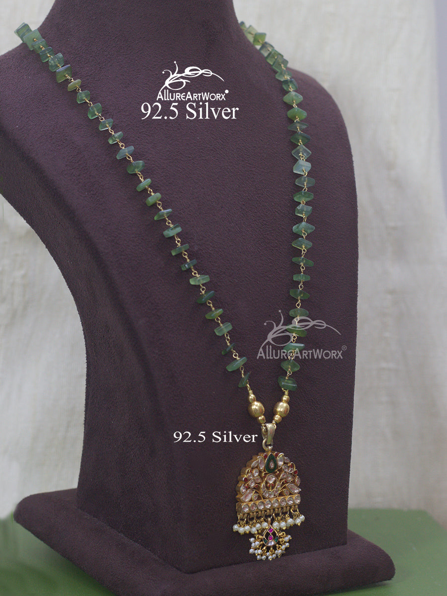 Ihita Silver Neckpiece(long)