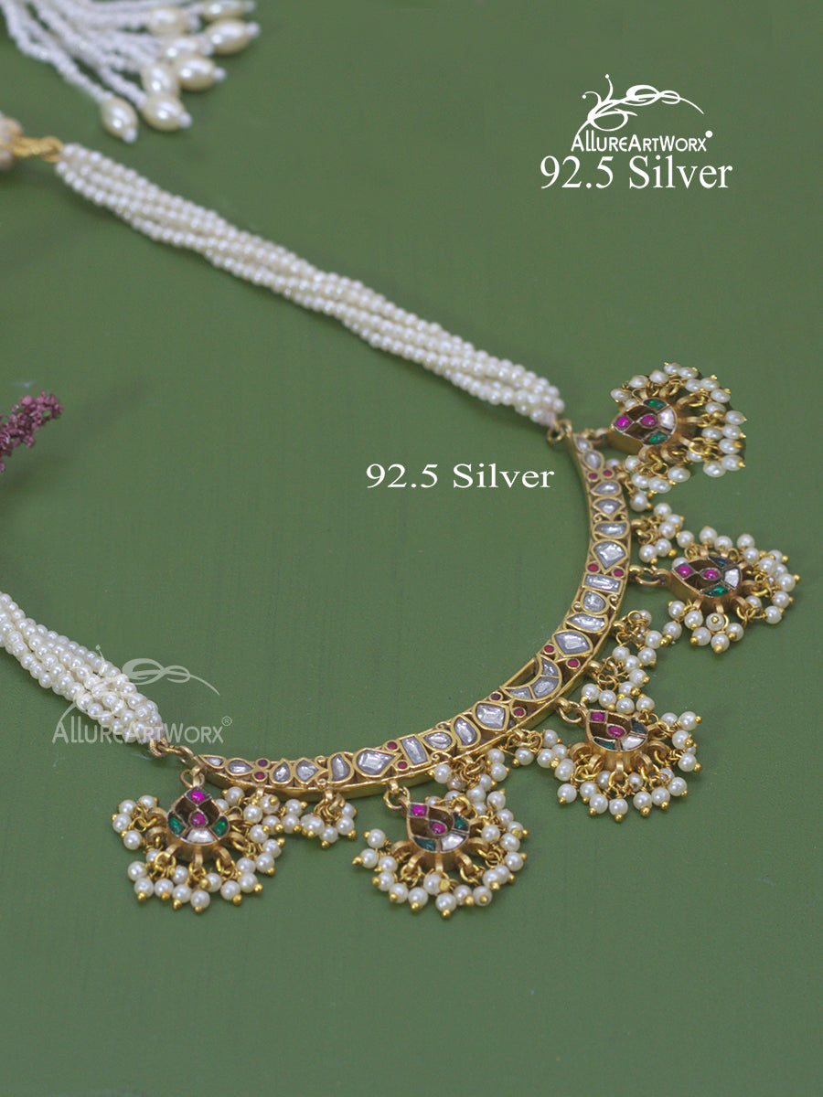 Vivita Silver Neckpiece(Hasli)