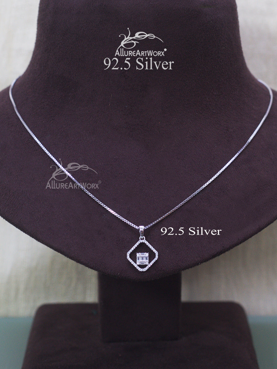 Esme Silver Pendant Set