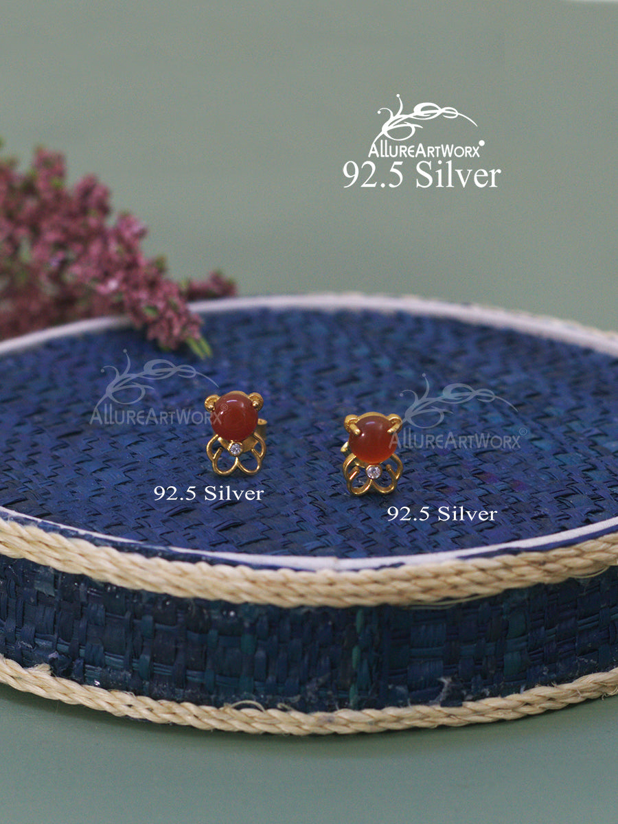 Tubby Silver Earrings