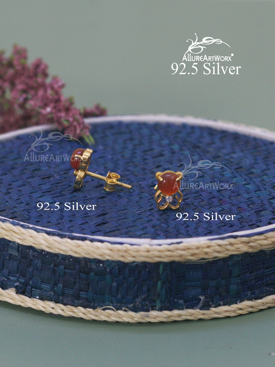 Tubby Silver Earrings