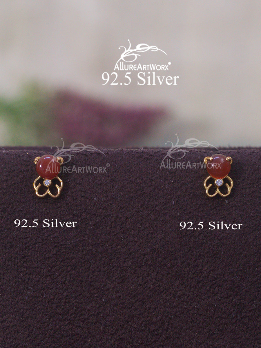 Tubby Silver Earrings