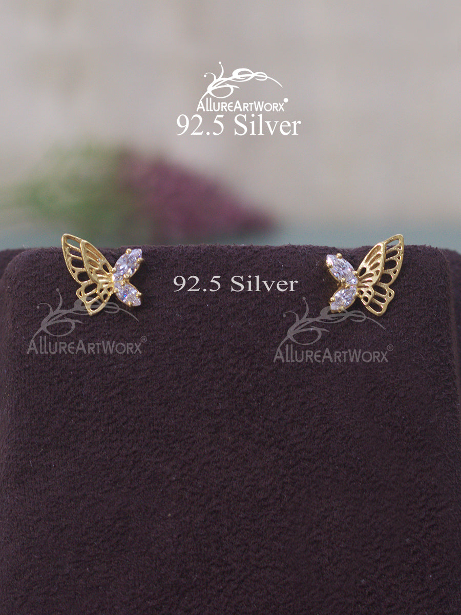 Kimana Silver Earrings(white)