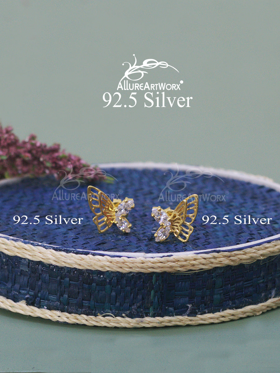 Kimana Silver Earrings(white)