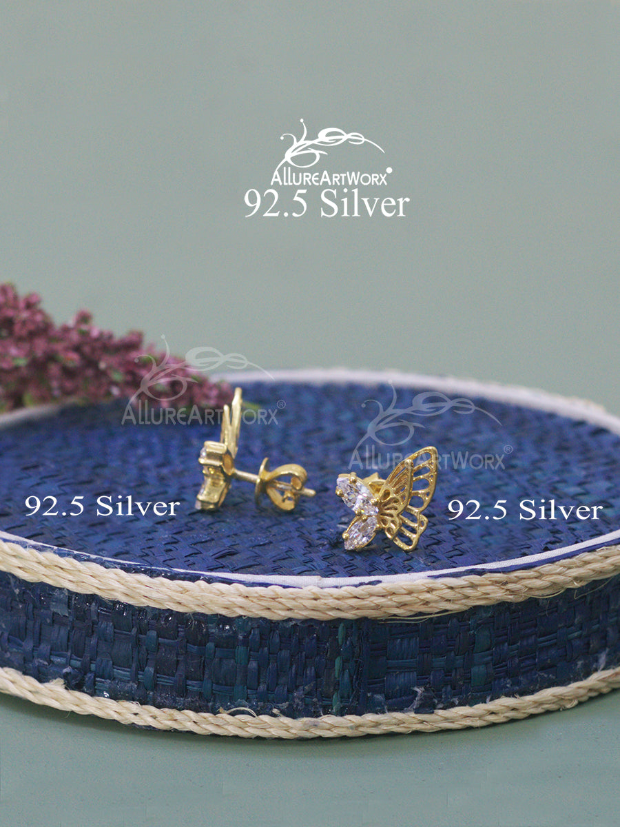 Kimana Silver Earrings(white)