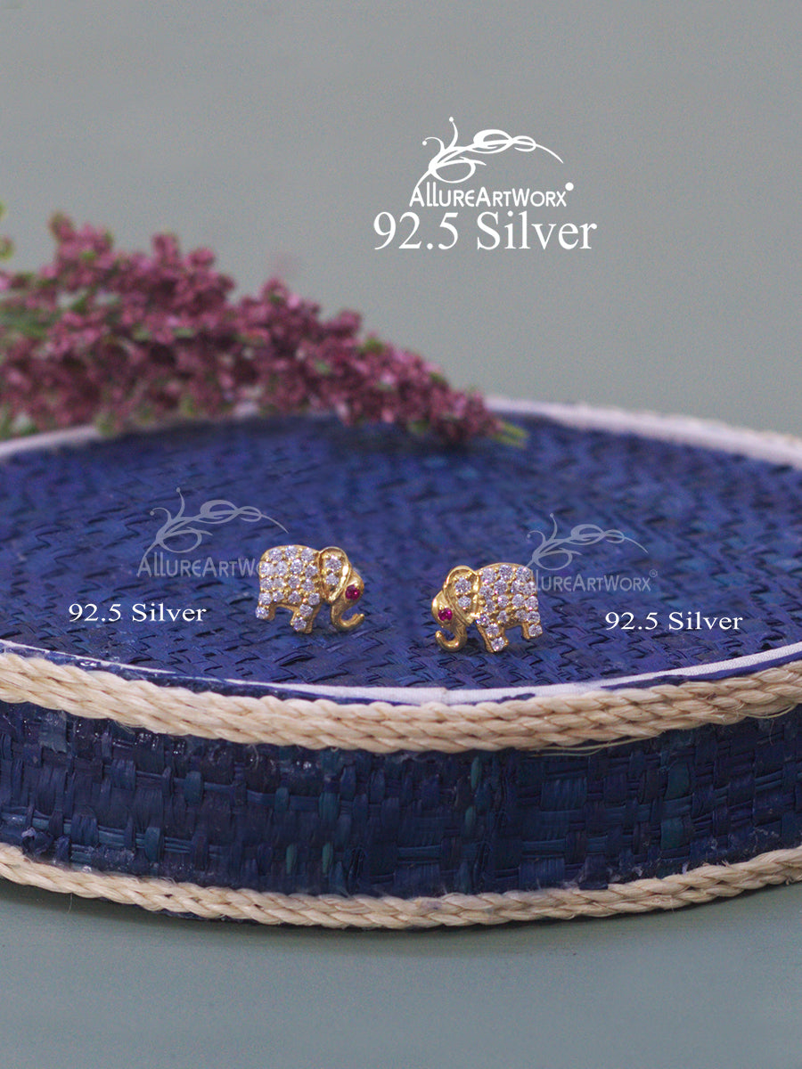 Ibha Silver Earrings(white-small)