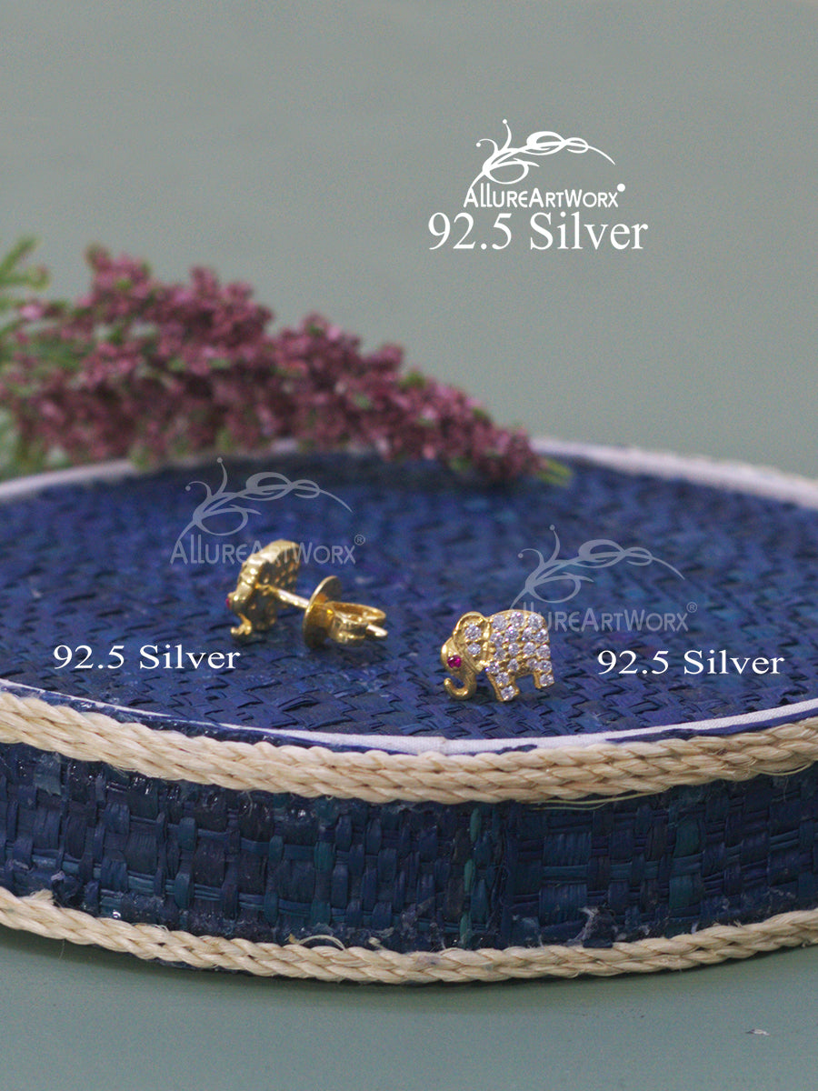 Ibha Silver Earrings(white-small)