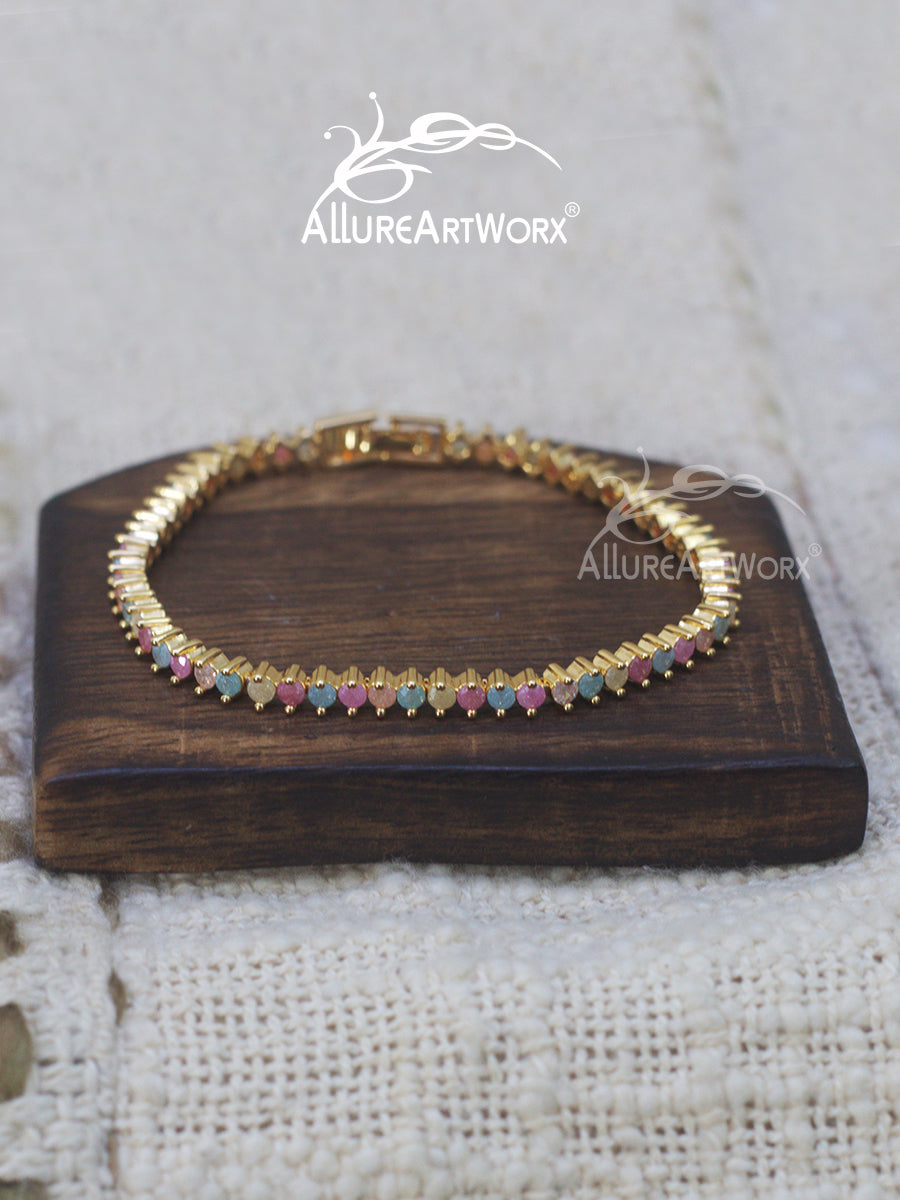 Colourful Tennis Bracelet