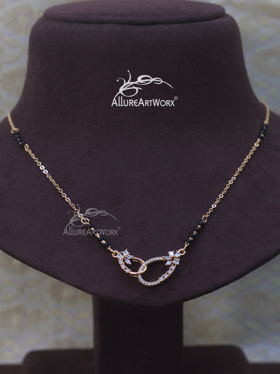 Trendy Mangalsutra(light rosegold)
