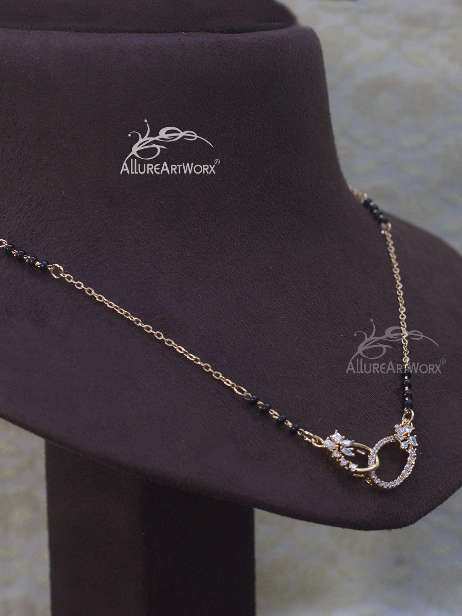Trendy Mangalsutra(light rosegold)
