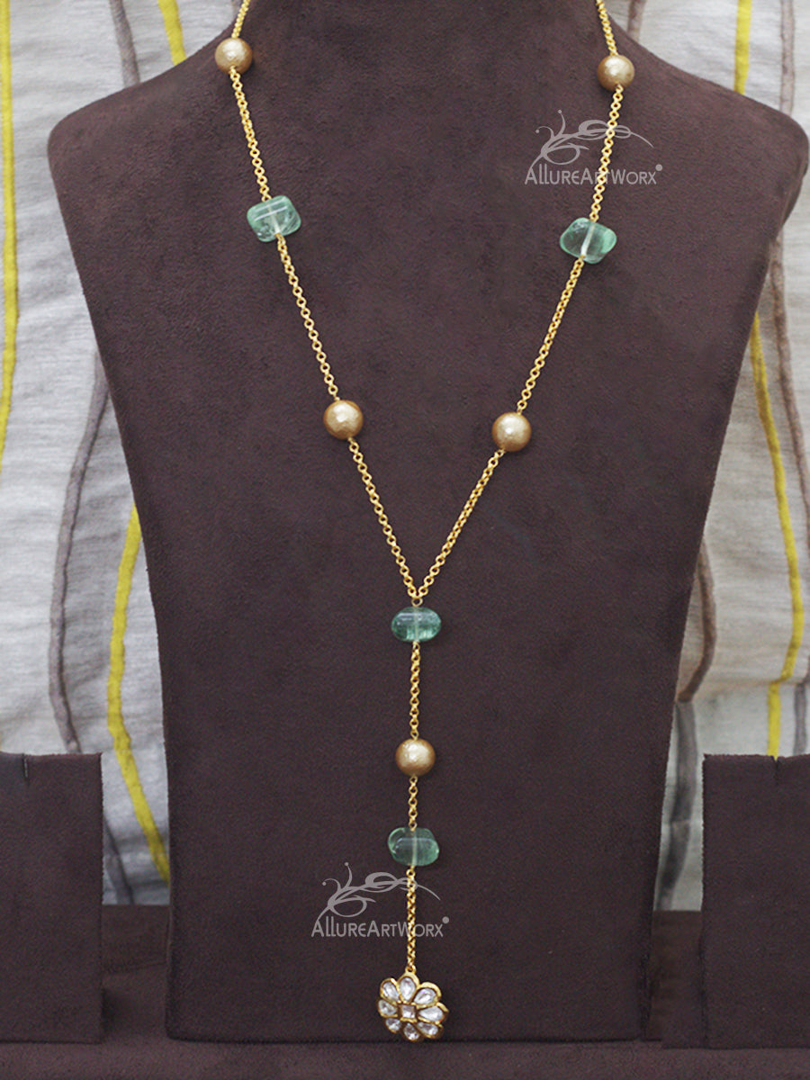 Fluorite Pearl Neckpiece