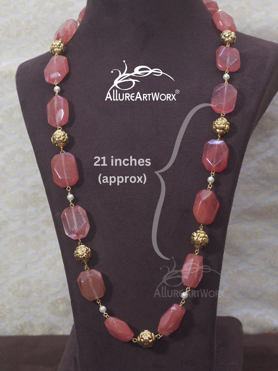 Cherry Quartz Neckpiece