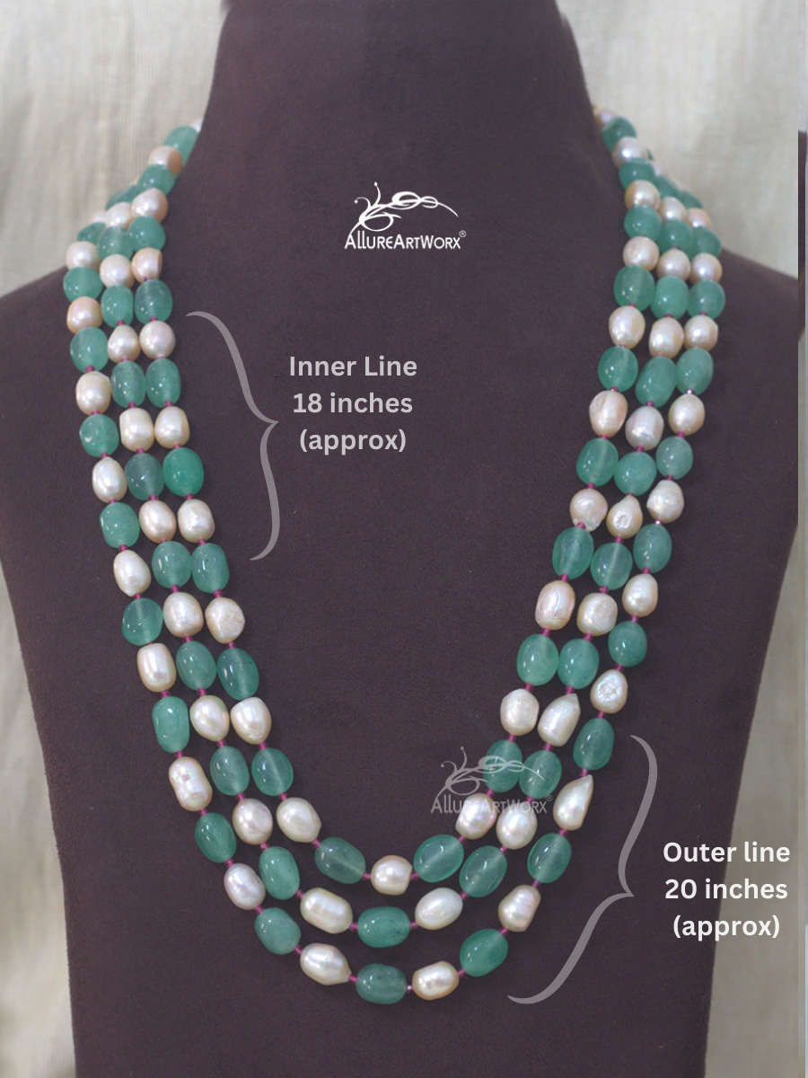 Quartz Pearl Neckpiece