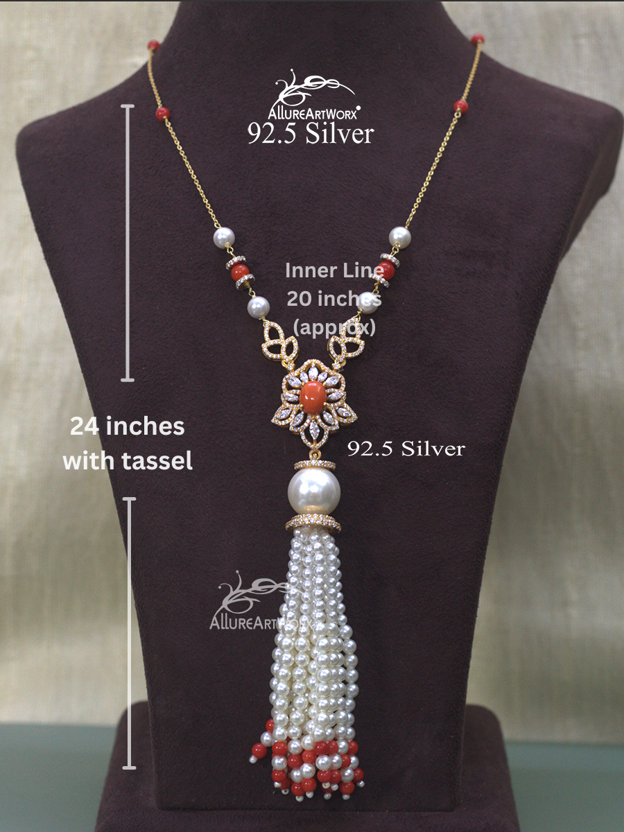 Miraya Silver Necklace