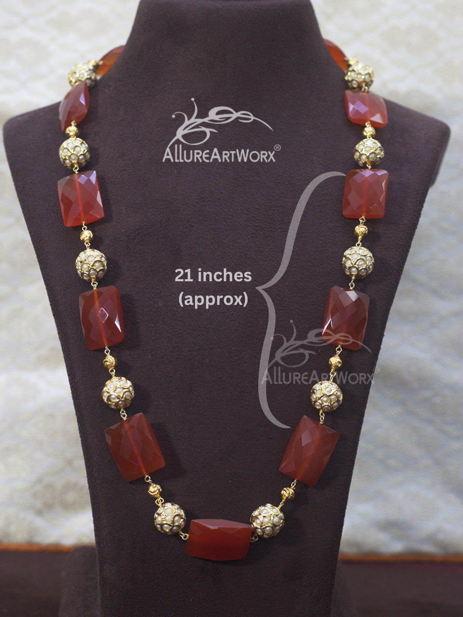Brown Onyx Neckpiece
