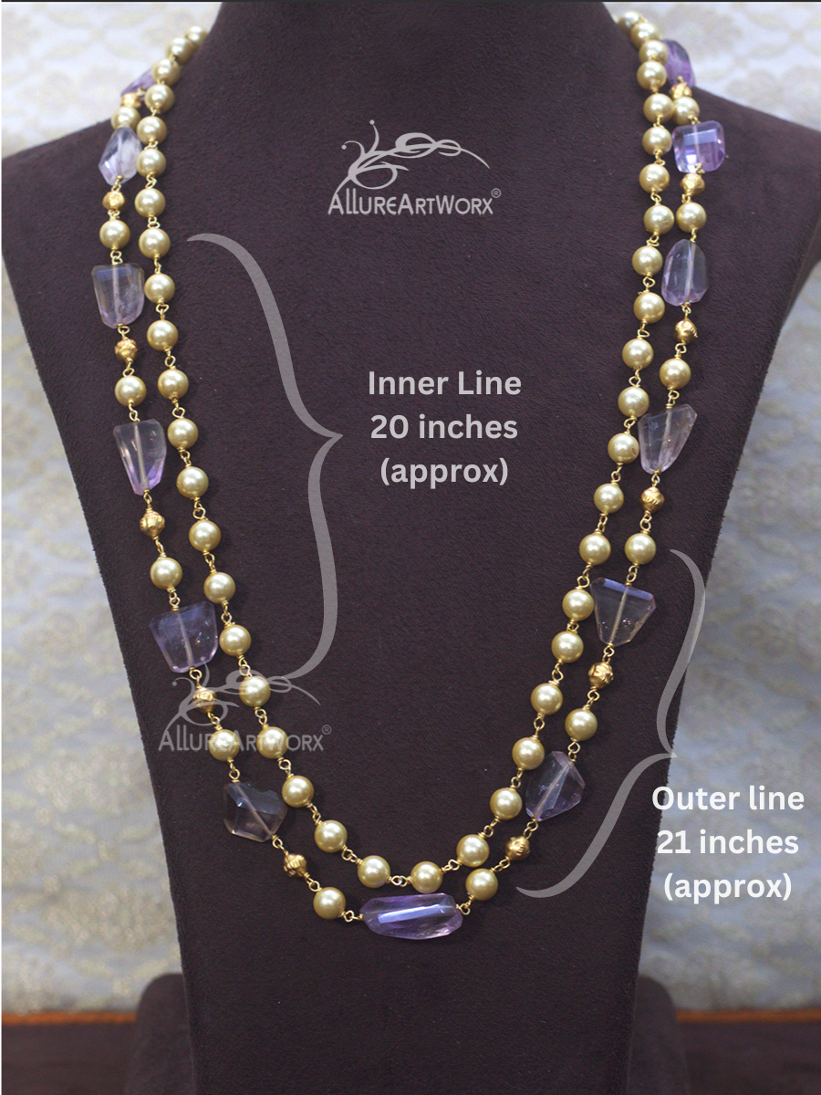 Ametrine Pearl Neckpiece