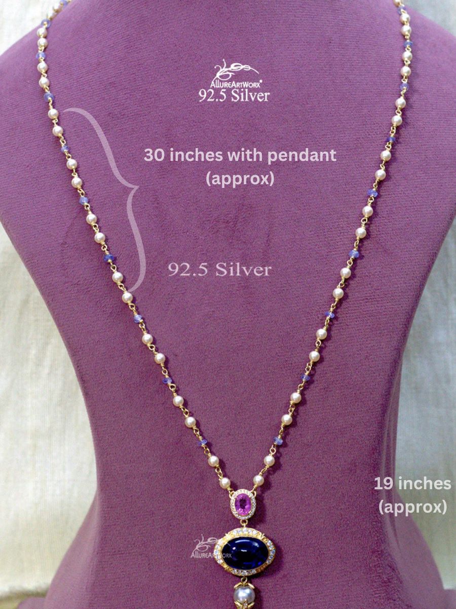 Maryl Silver Neckpiece(long)