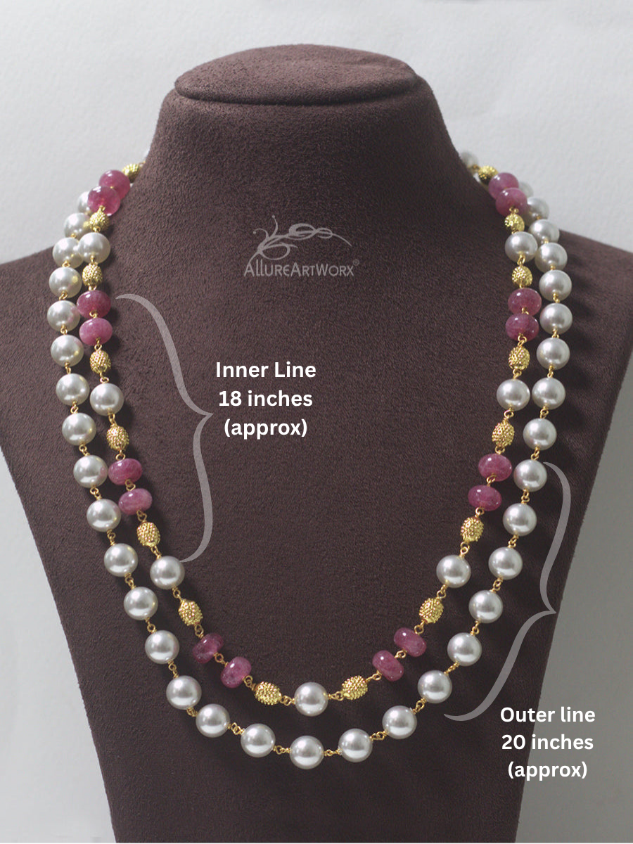 Pearl Tourmaline Neckpiece