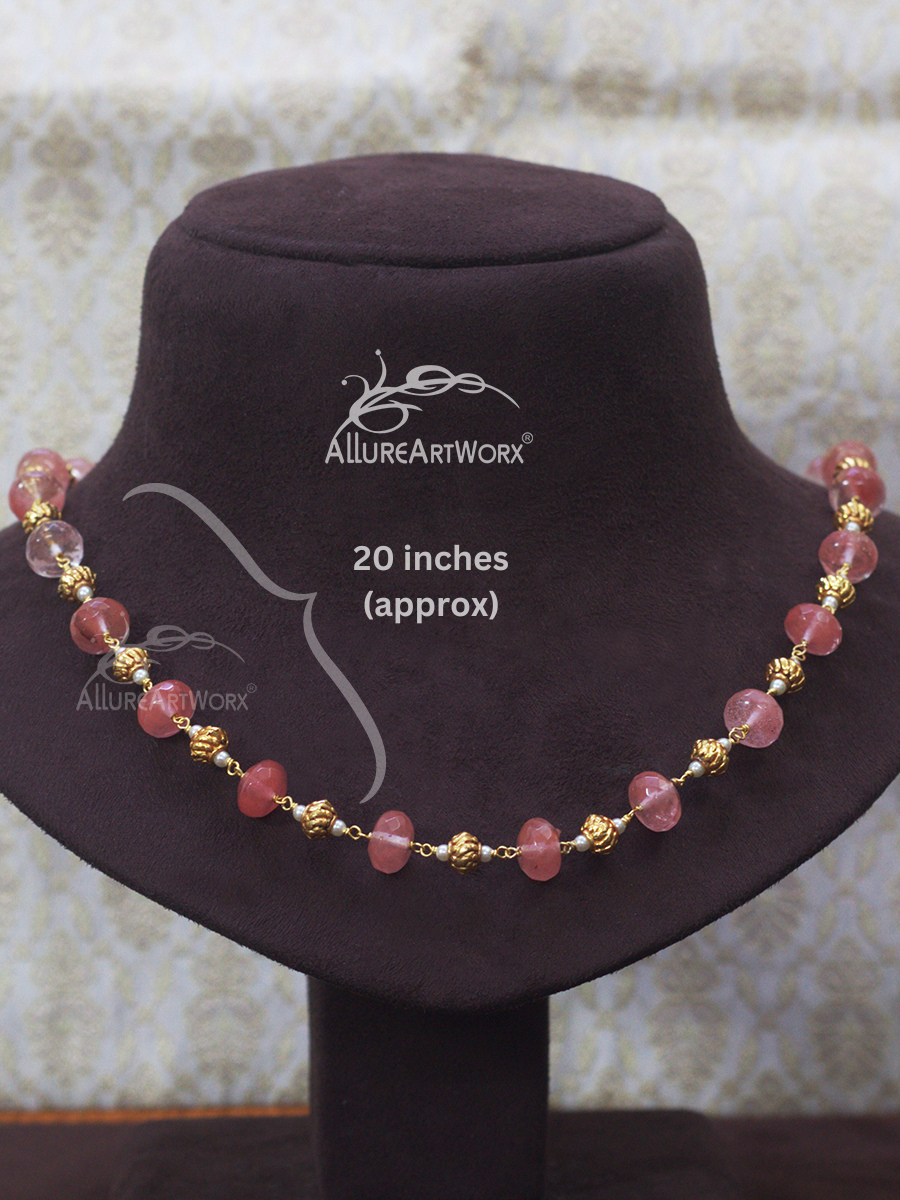 Cherry Quartz Neckpiece