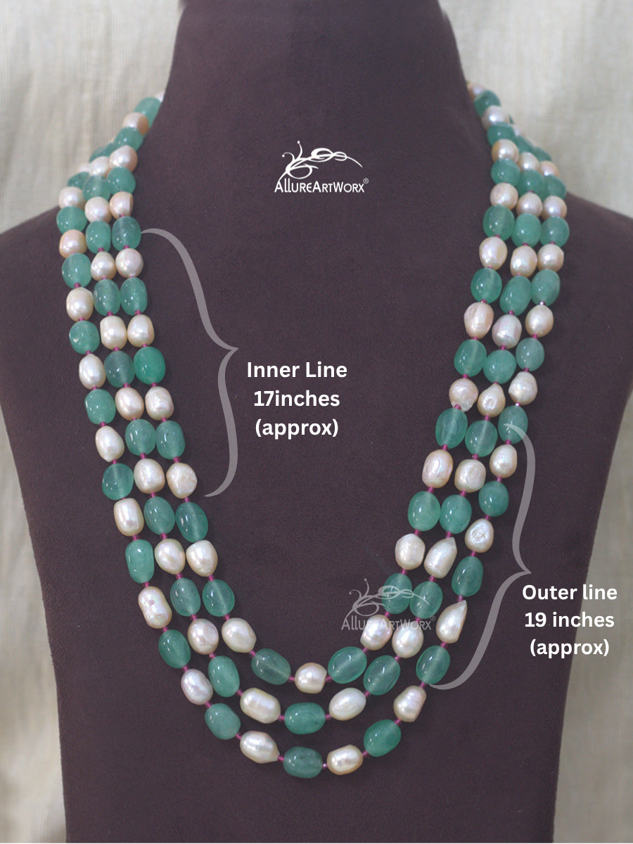 Quartz Pearl Neckpiece