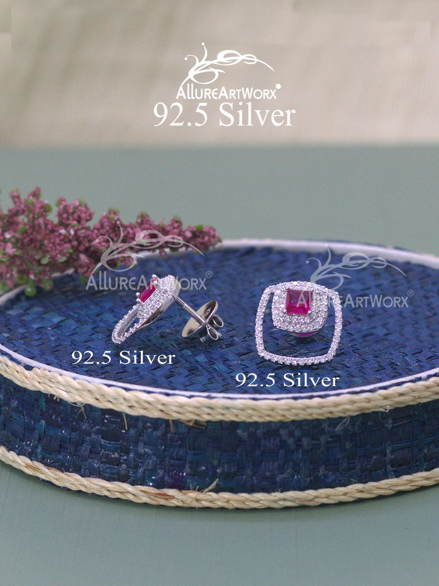 Aurora Silver Earrings