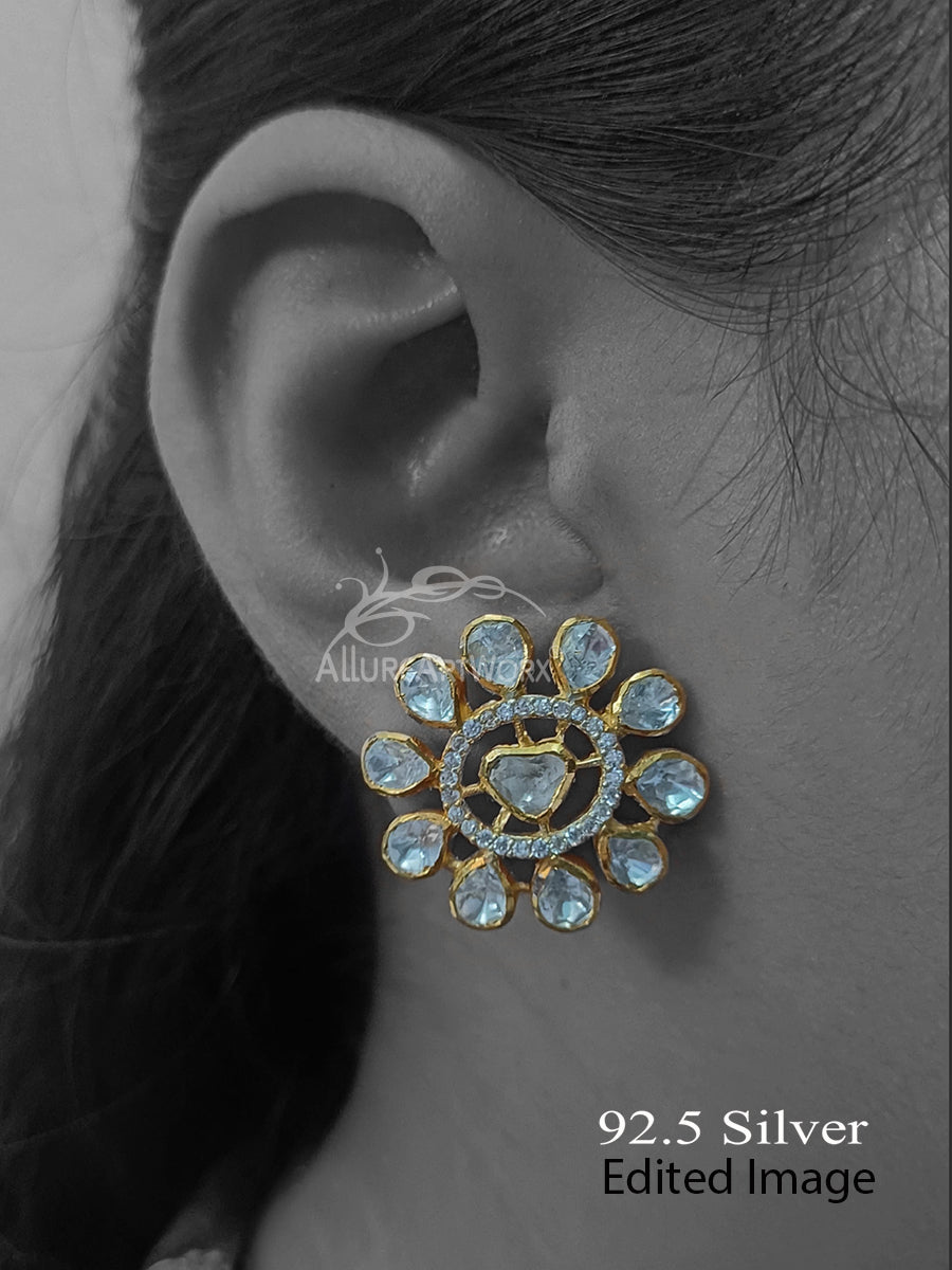 Blooming Silver Earrings