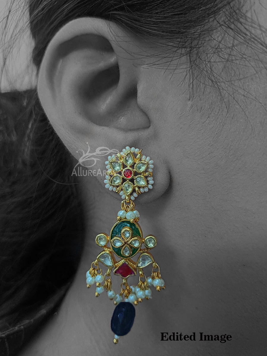 Jadau Earrings