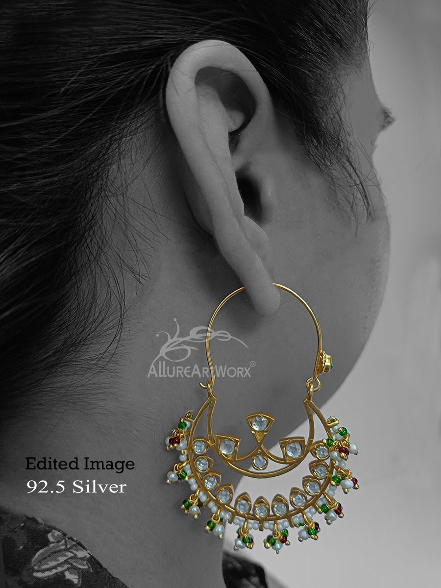 Chandira Silver Earrings