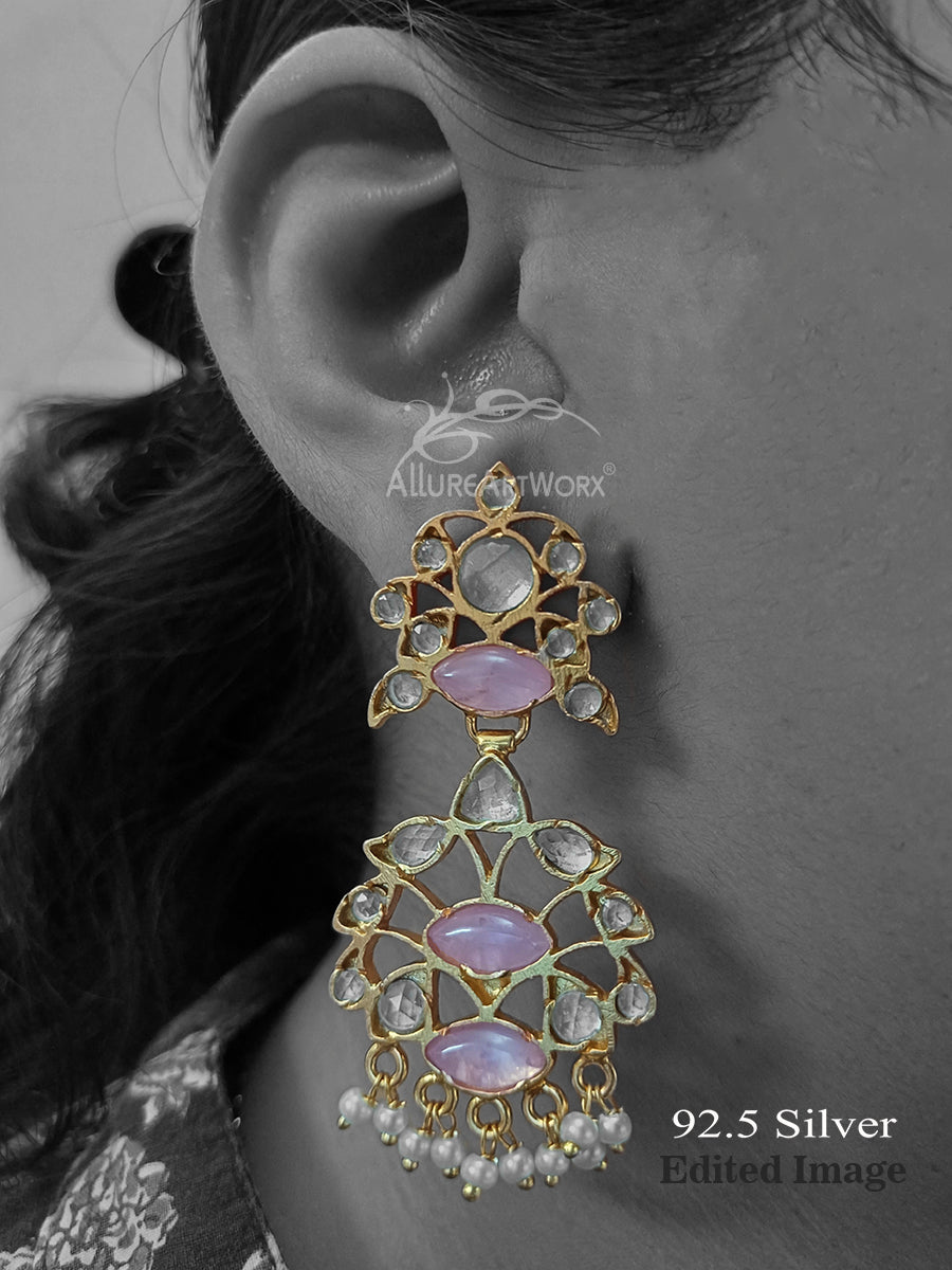 Ruzova Silver Earrings