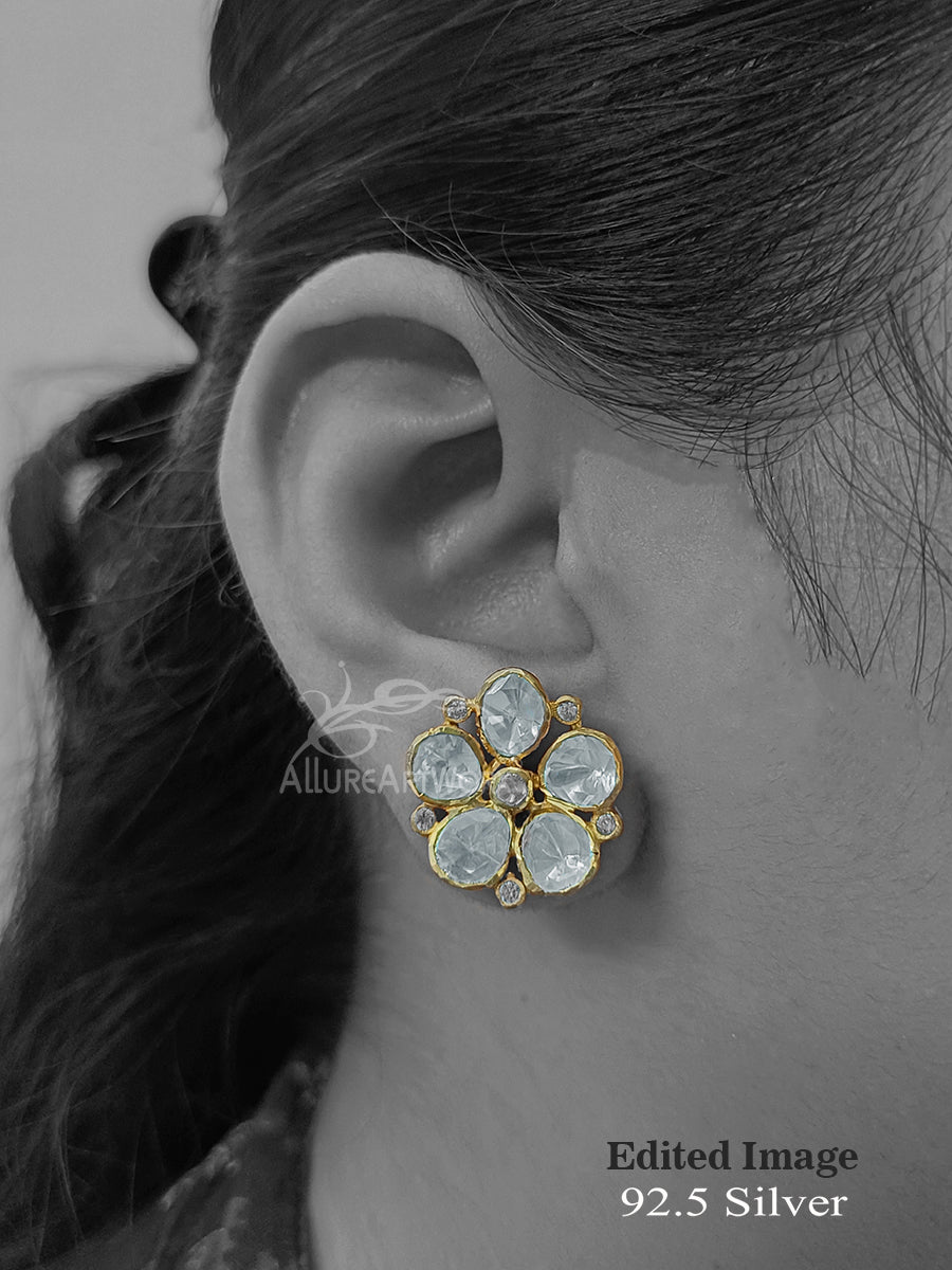 Flora Silver Earrings