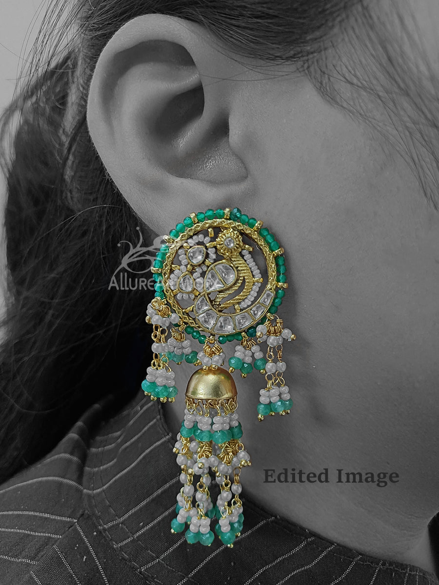Peacock Jhumkas