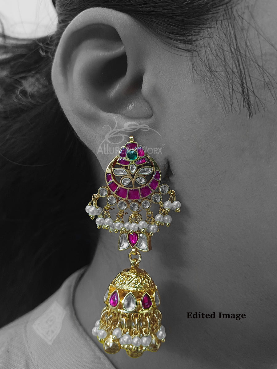 Jadau Jhumkas