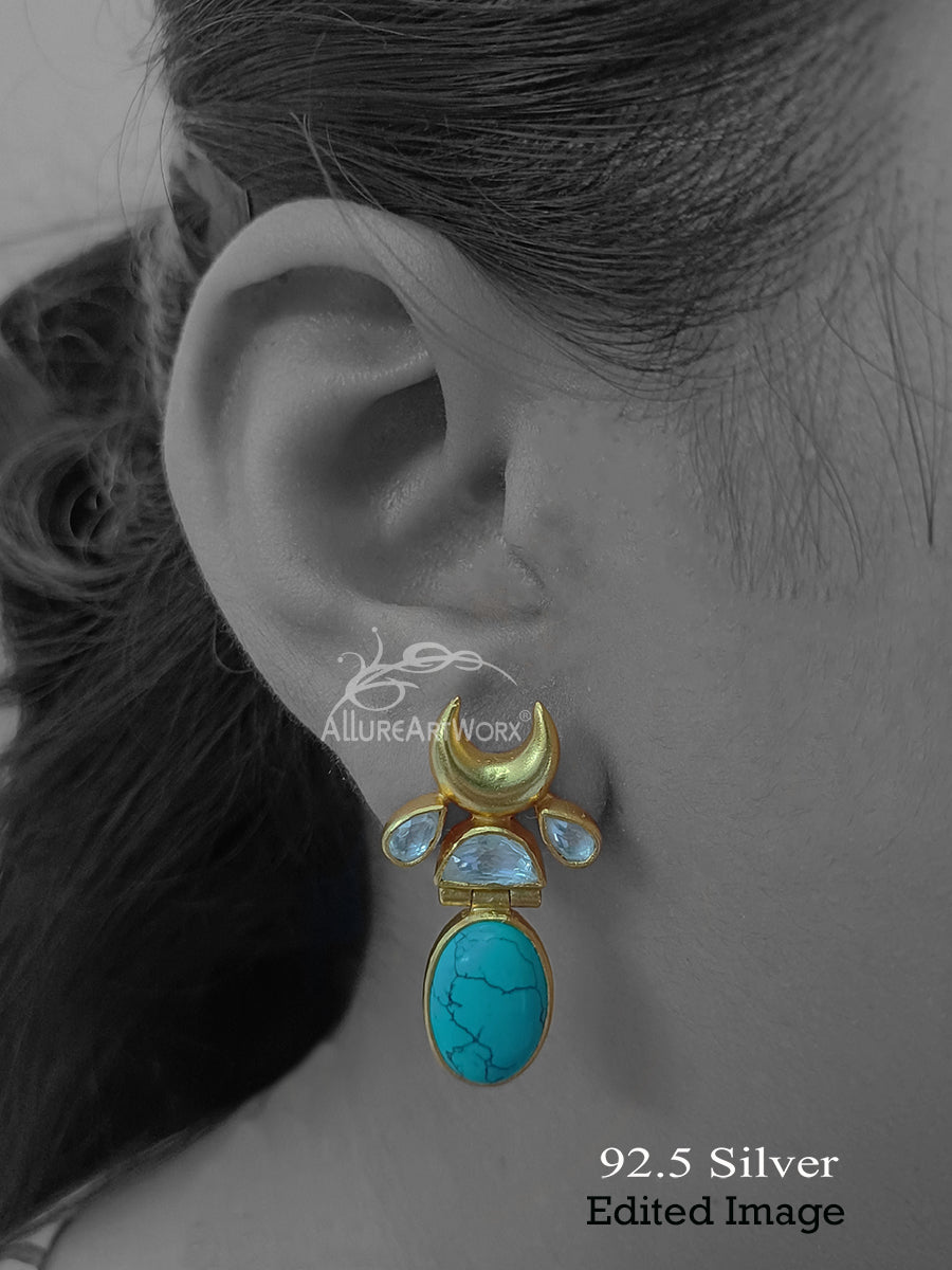 Elara Silver Earrings