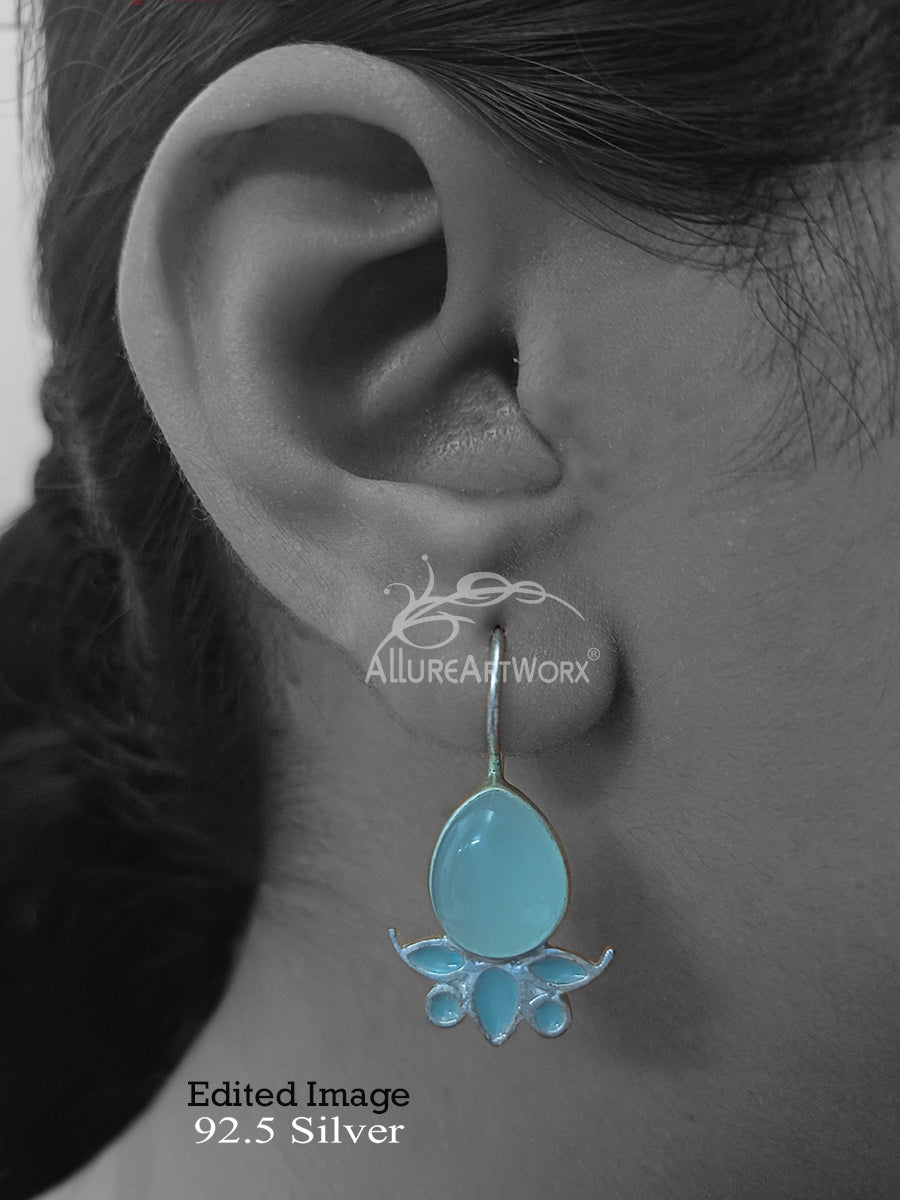 Cordelia Silver Hooks