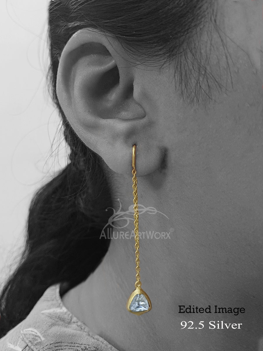 Sui Dhaaga Silver Earrings