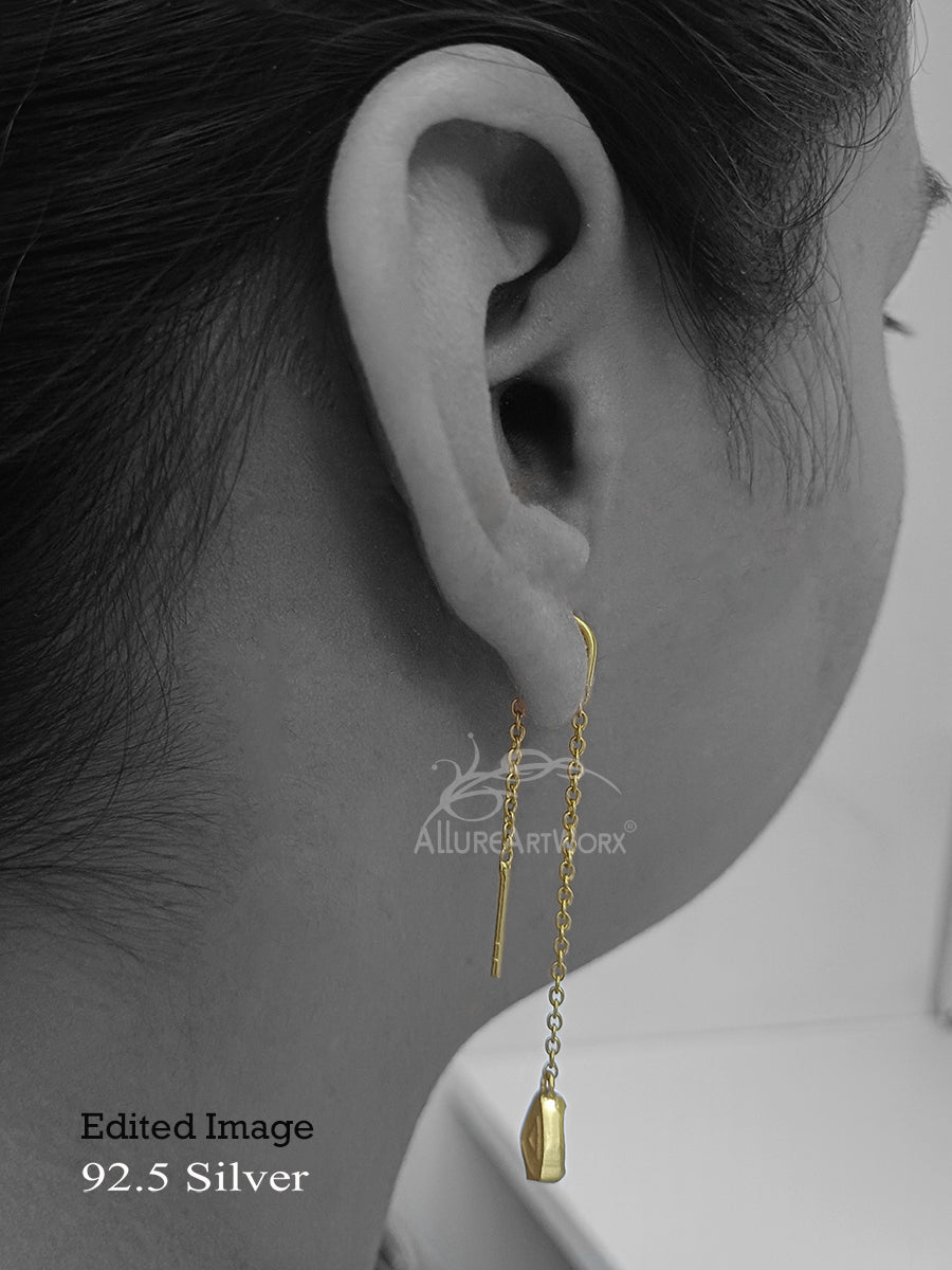 Sui Dhaaga Silver Earrings